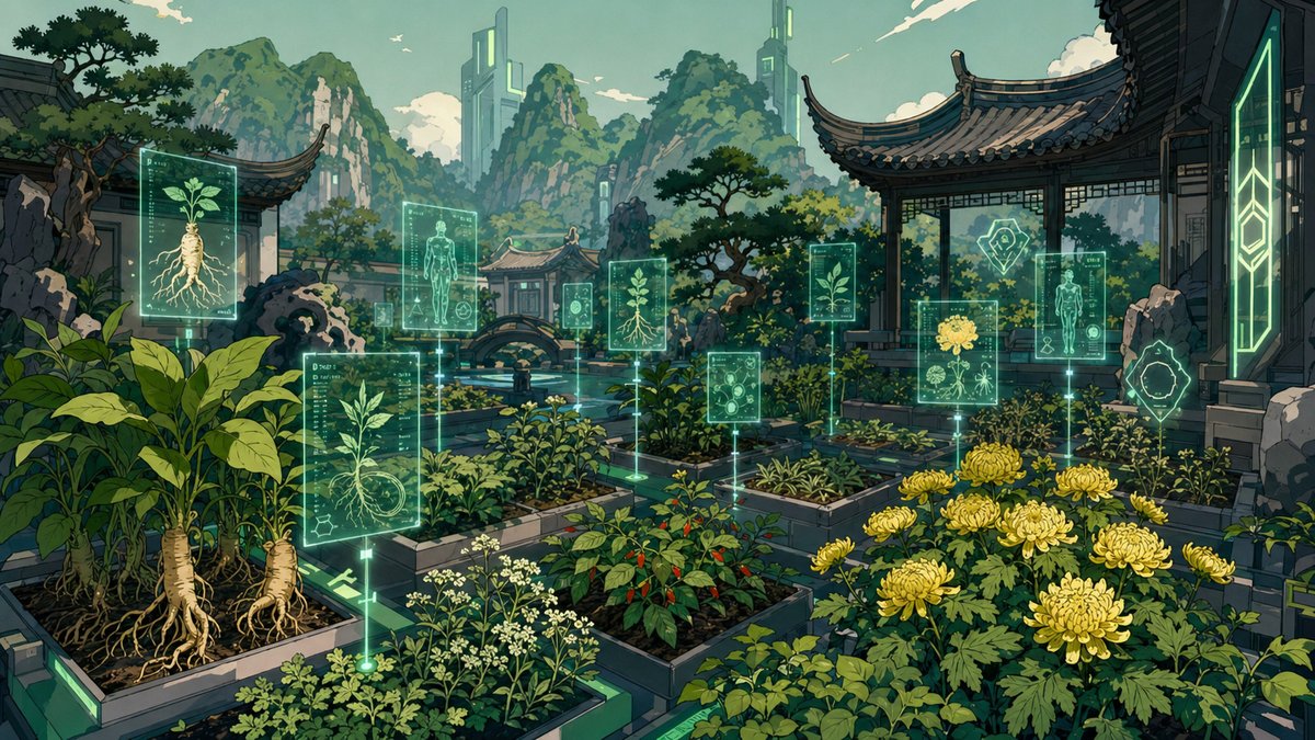 黄色仓库中药植物视频